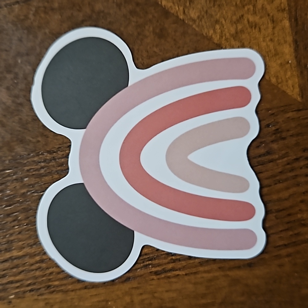Mouse ear Rainbow sticker